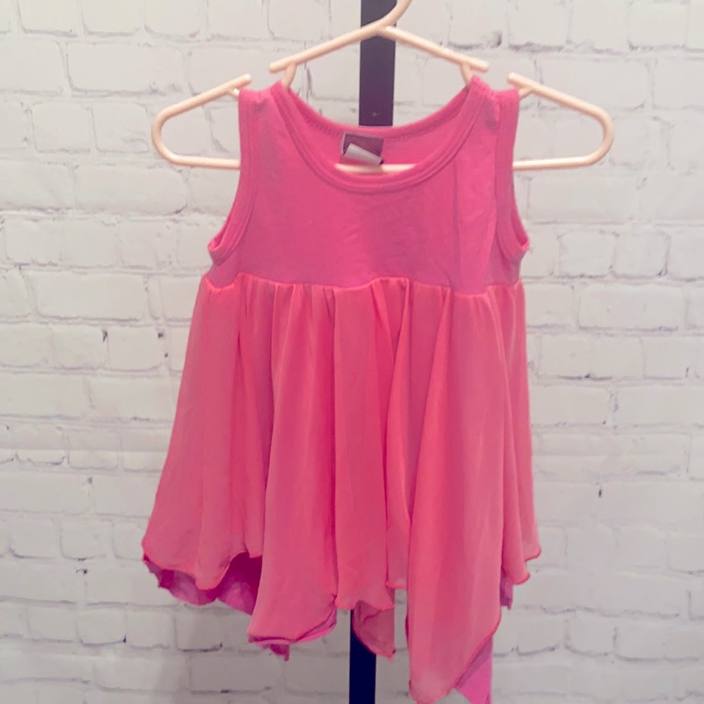 Red wagon baby pink dress